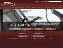 Tablet Screenshot of monroevos.com